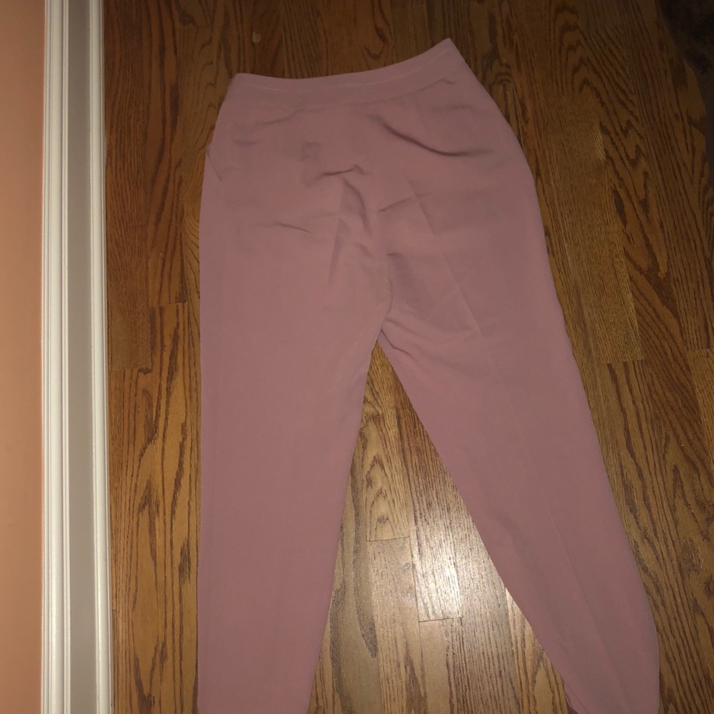Pink Tailored Pants